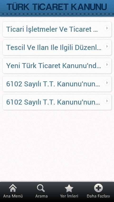 Türk Ticaret Kanunu 1 تصوير الشاشة