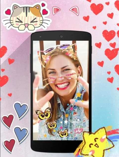Cat Face Camera Style Pro 2017 screenshot 4