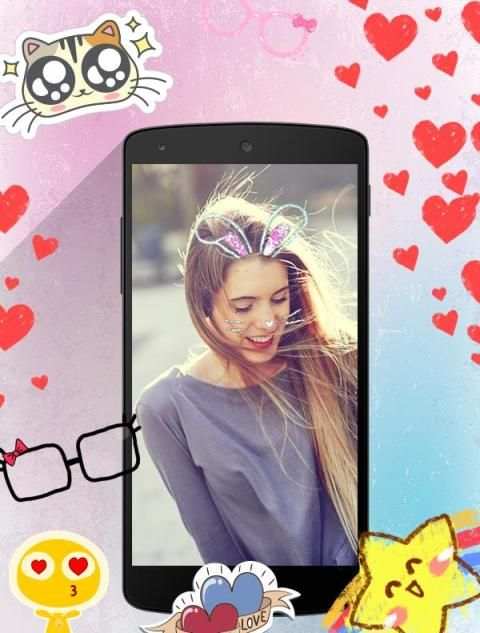 Cat Face Camera Style Pro 2017 screenshot 1