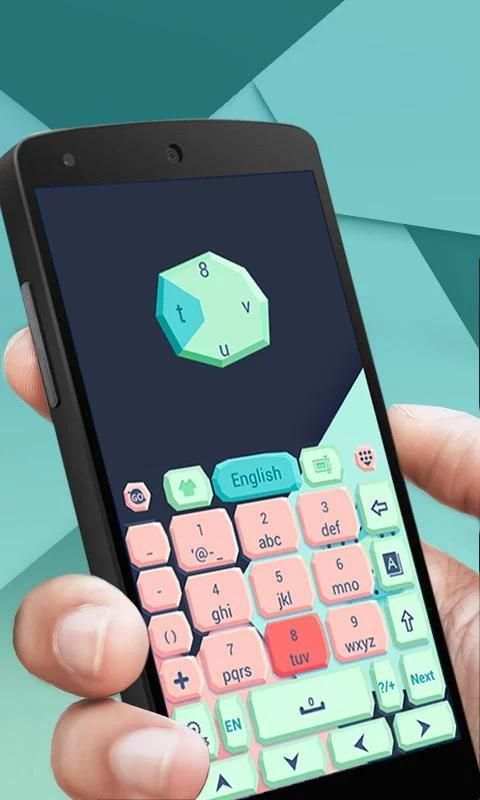 Geometric GO Keyboard Theme screenshot 3