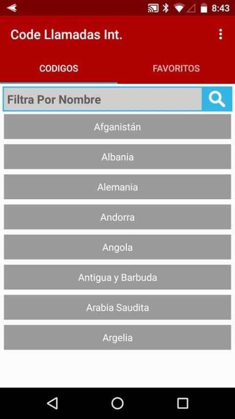 Codigos Llamadas Internacional скриншот 4