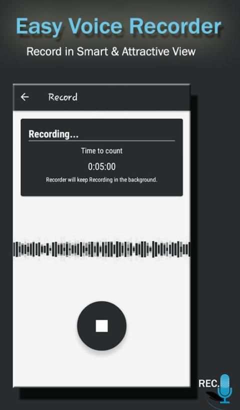 Easy Voice Recorder स्क्रीनशॉट 3