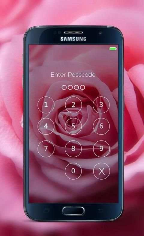 Pink Love password Lock Screen скриншот 5