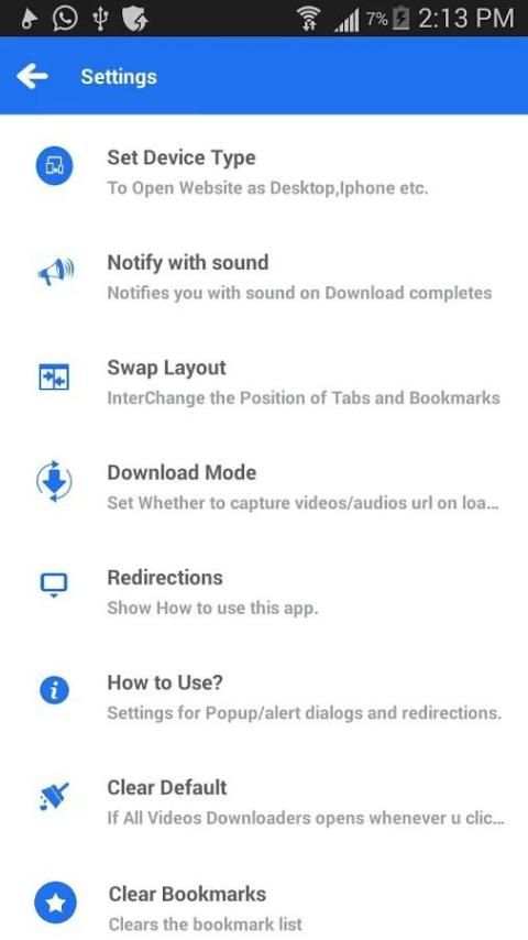 Any Video Downloader 3 تصوير الشاشة