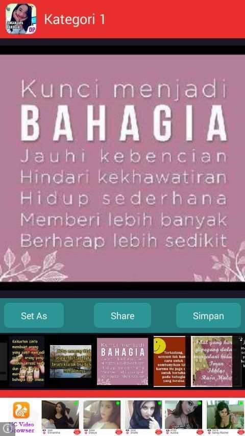 DP Kata Bahagia Senang screenshot 1