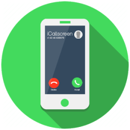 i Call screen Free + Dialer أيقونة