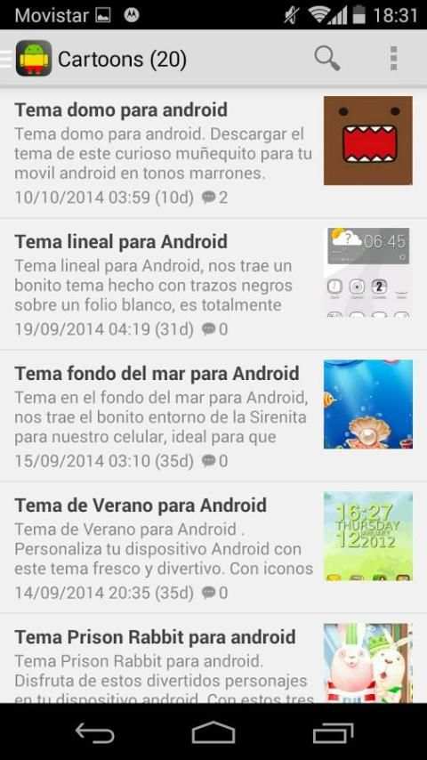 Temas para Android screenshot 5