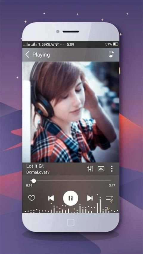 Vid Music Player स्क्रीनशॉट 2