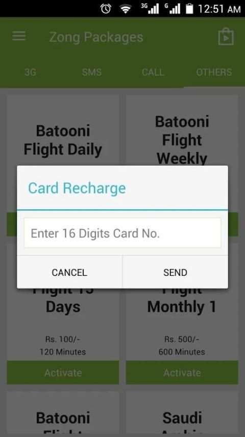 Zong 4G Packages स्क्रीनशॉट 3