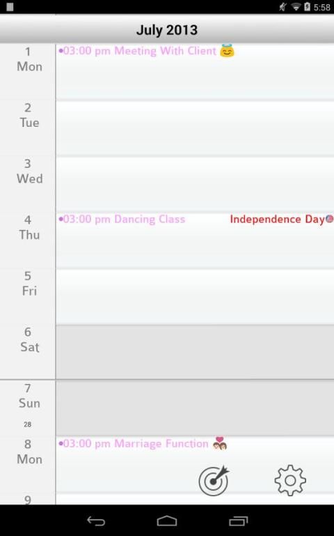 Calendar Plus скриншот 3