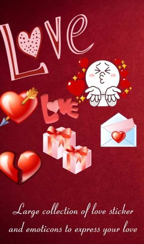 Love Stickers 2 تصوير الشاشة