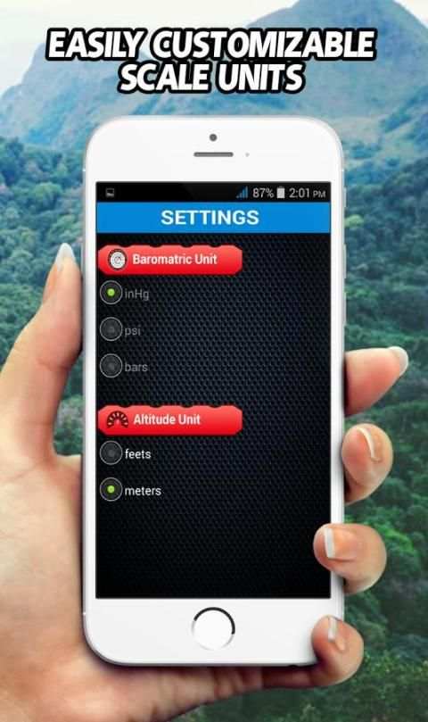 Altitude Measurement App screenshot 1