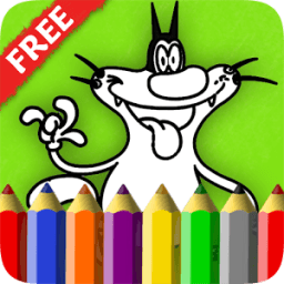 Oggy Coloring for Cockroaches icon