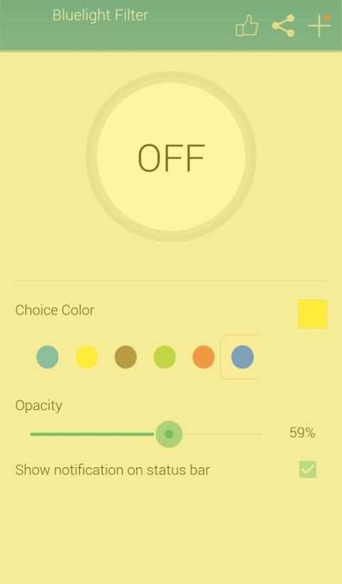Bluelight Filter Pro * screenshot 1