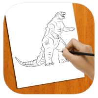 Learn how to Draw Godzilla