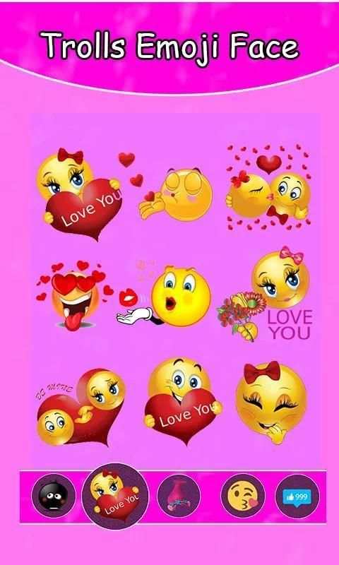 Trolls Emoji Face скриншот 4