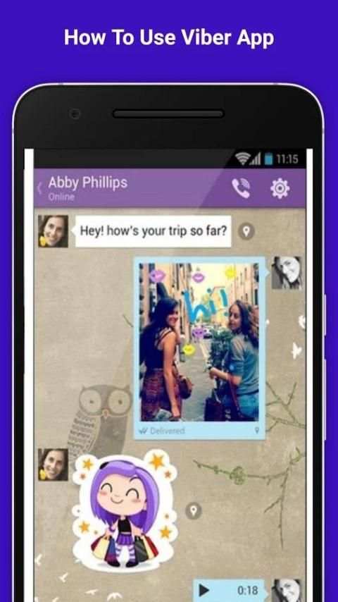 Free Viber Video Call Guide स्क्रीनशॉट 1