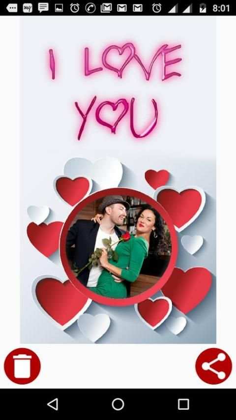 Valentine Day Love Photo Frame स्क्रीनशॉट 9