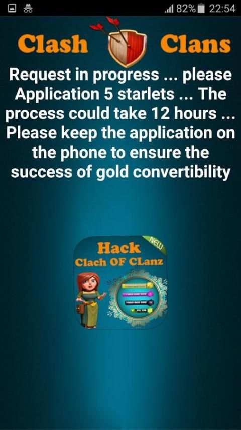 Hack Clash Of Clanz Prank screenshot 1
