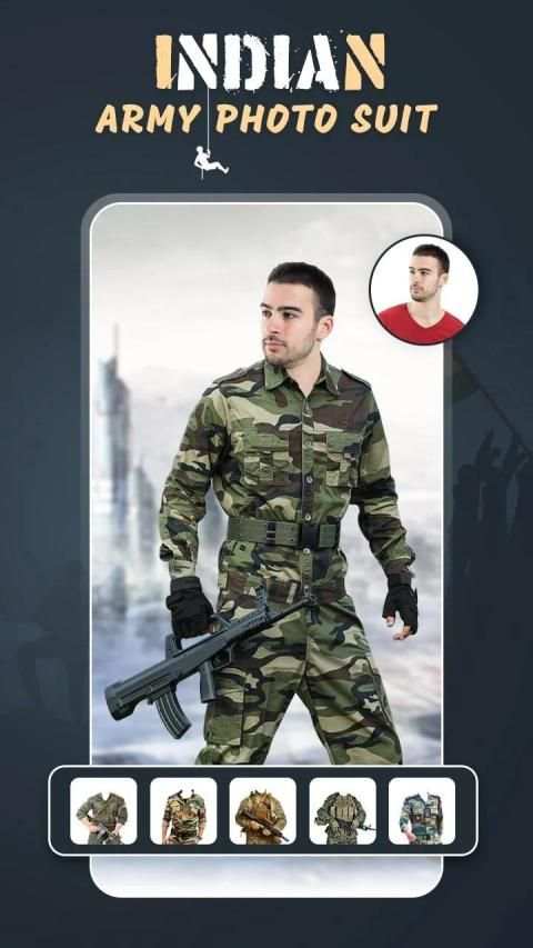 Indian Army Photo Suit - Commando Photo Suit स्क्रीनशॉट 2