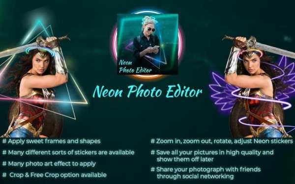 Neon Photo Editor 2020 - Editor Photo स्क्रीनशॉट 1