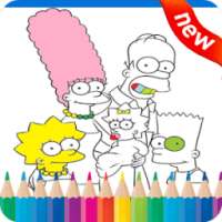 Drawing Coloring Game Simpsons
