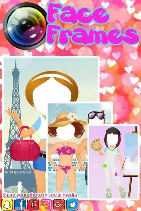 Imikimi Face Frames Free स्क्रीनशॉट 1