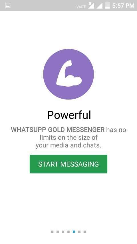 WHATSUPP GOLD MESSENGER screenshot 1