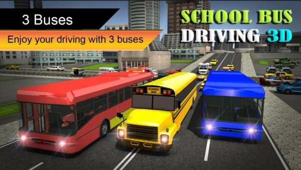 School Bus Driving 3D screenshot 2