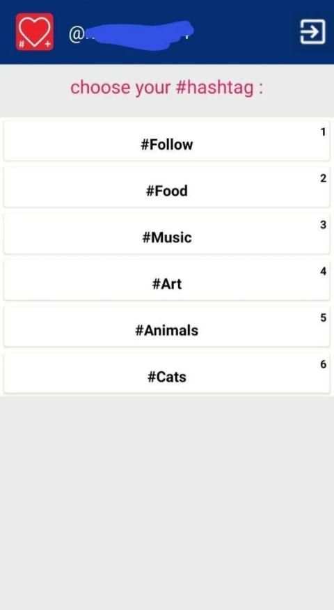 hashtag like screenshot 2