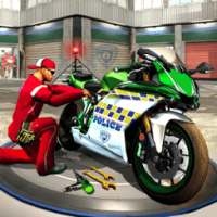 Police Moto Mechanic Workshop