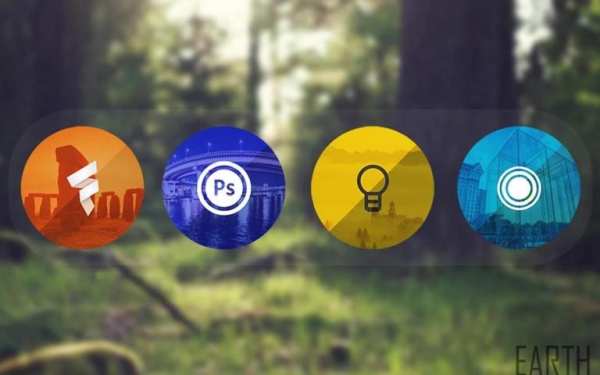 Earth - Icon Pack स्क्रीनशॉट 2