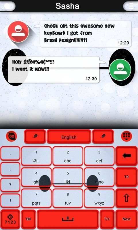 Big keyboard Hero theme screenshot 4