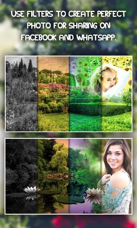 Garden Photo Editor स्क्रीनशॉट 4