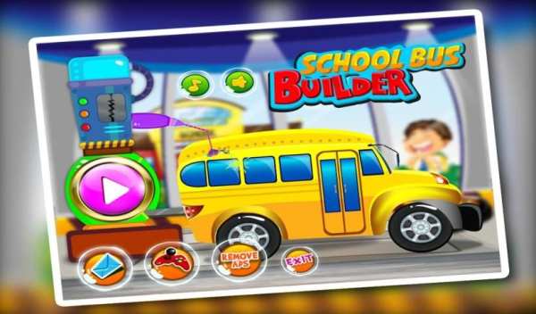 Bus Sekolah Builder-Car Garag screenshot 1