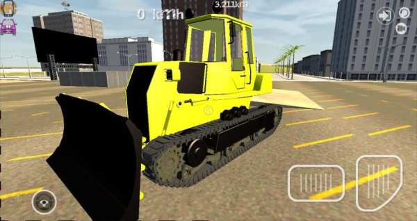 Bulldozer Driving Simulator 3D 4 تصوير الشاشة