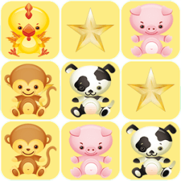ikon Jogo Memória Animais Infantil