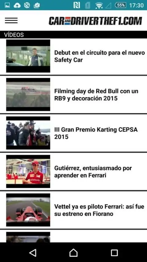 Caranddriverthef1.com Screenshot