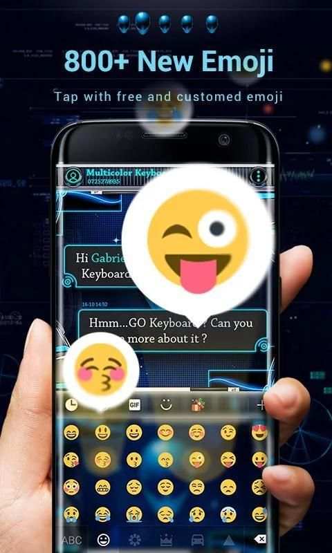 Apollo GO Keyboard Theme Emoji 3 تصوير الشاشة