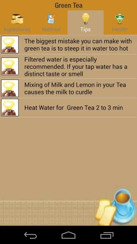 Tea Recipes screenshot 2
