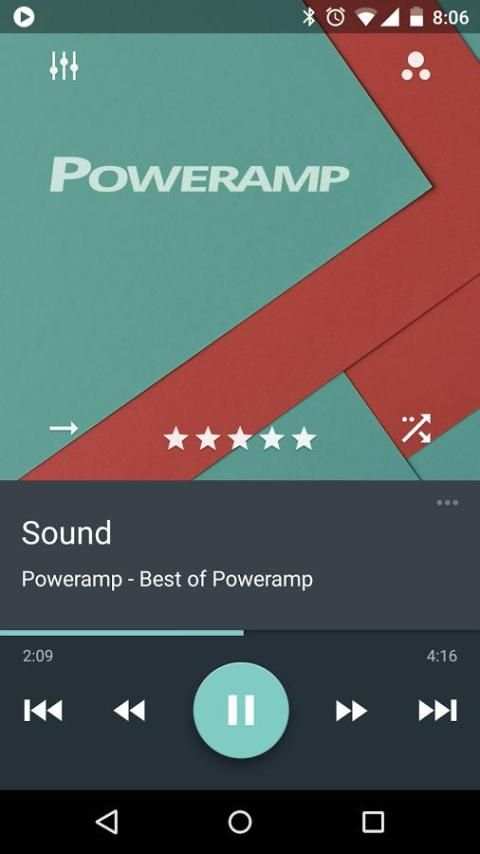 Skin for Poweramp Material screenshot 12