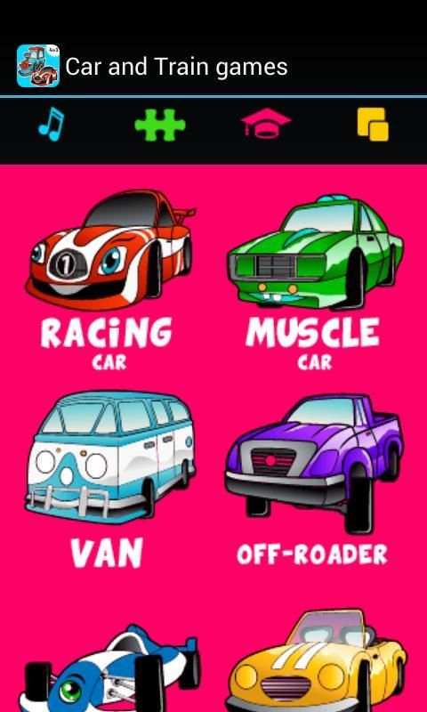 Car & Train games for toddlers 7 تصوير الشاشة