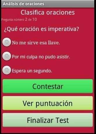 Análisis de oraciones скриншот 4