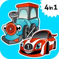 Car & Train games for toddlers
