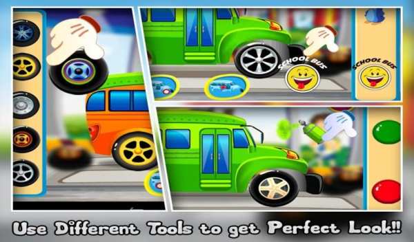 Bus Sekolah Builder-Car Garag screenshot 5