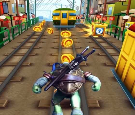 Subway Ninja Surf Turtle screenshot 1