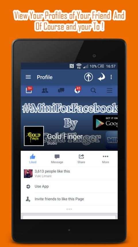 Mini For Facebook - Mini FB स्क्रीनशॉट 2