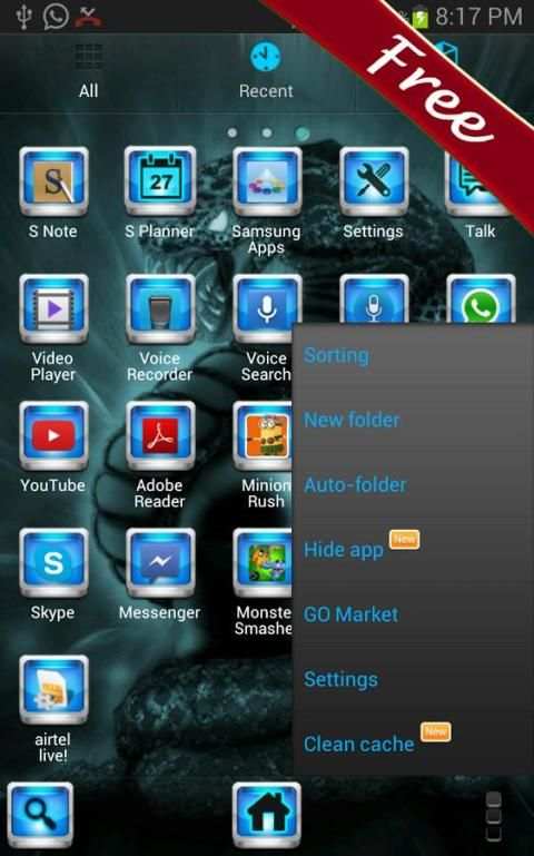 God Shiva Go Launcher Theme स्क्रीनशॉट 1