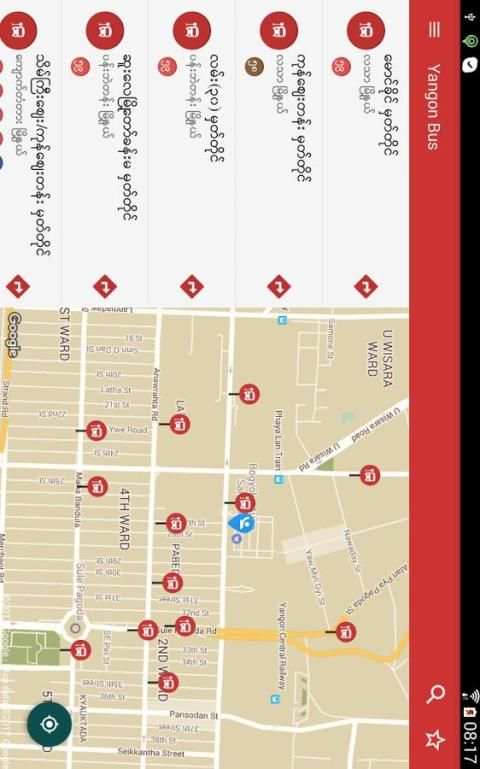 Yangon Bus Service Offline 2 تصوير الشاشة