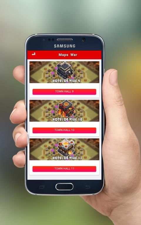 War Clash of Clans Maps 2017 скриншот 7